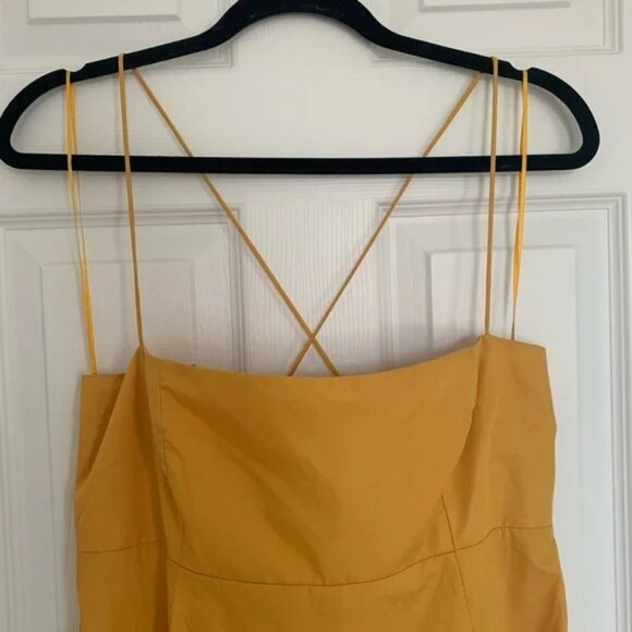En Saison - yellow midi dress (large) - Picture 13 of 15